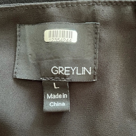 Greylin Black Crochet Camisole Tank Top Size Large - Picture 7 of 9